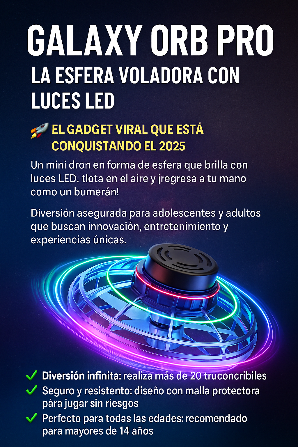 Dron Spinner volador