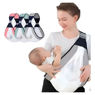 PORTABEBES BABY SLING - color: ROSADO