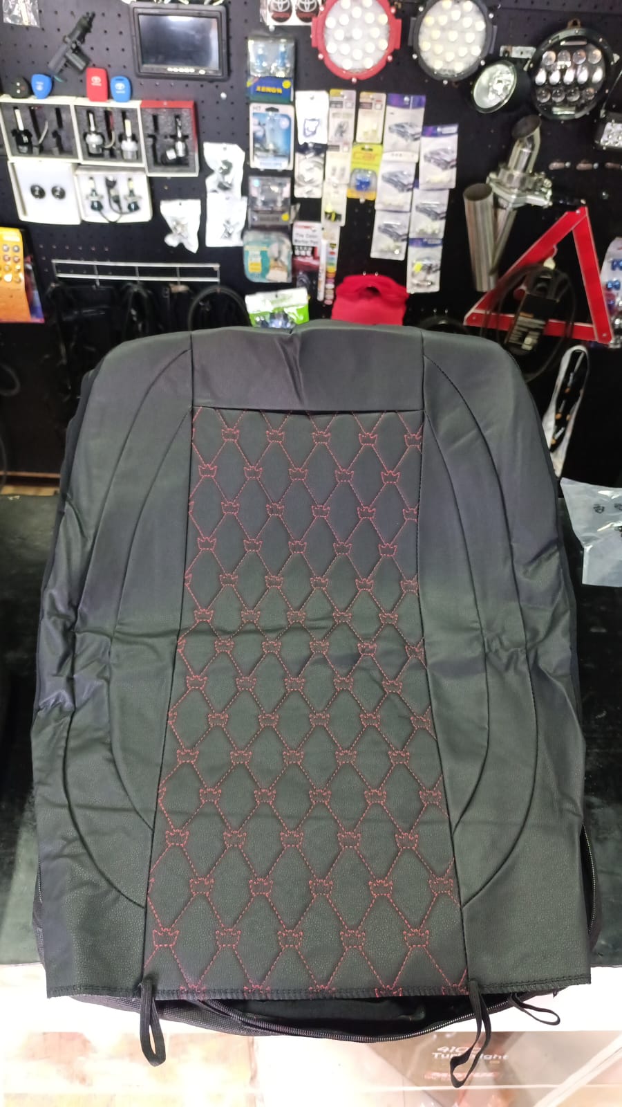 Miniatura 3 de forros para asientos imitación de cuero - COLOR: AZUL