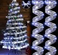 Miniatura 3 de Cinta con luces para árbol - COLOR: Plateada