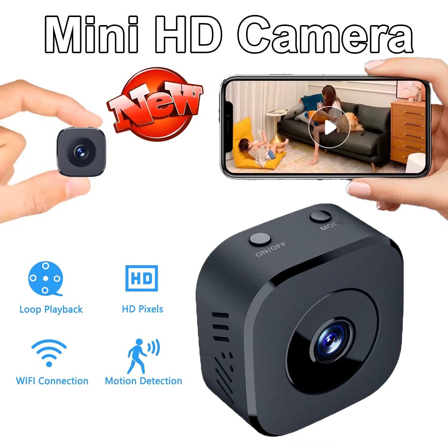 Mini Cam Espía HD WiFi – ULTRA