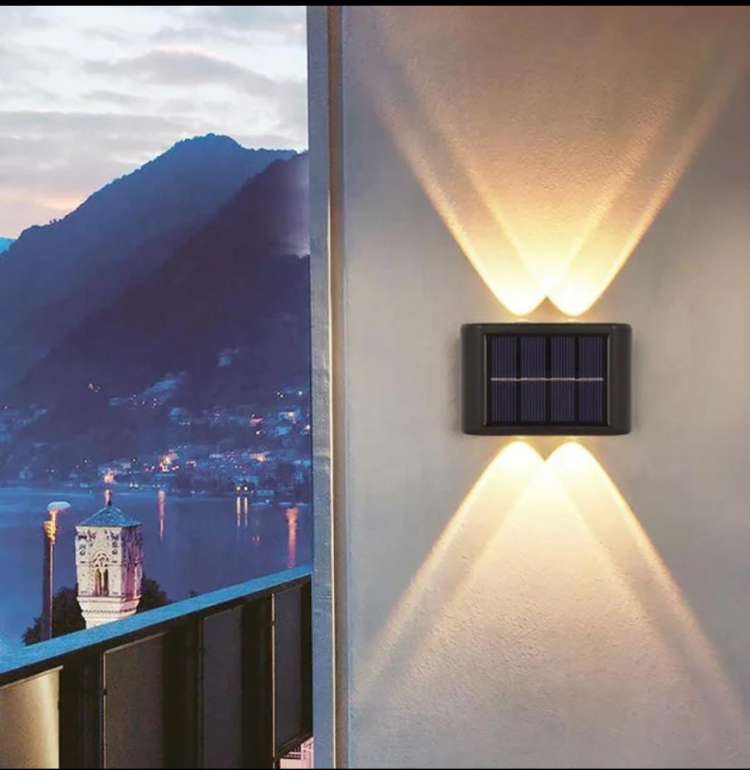 LED SOLAR PARA JARDIN, BALCON blanco