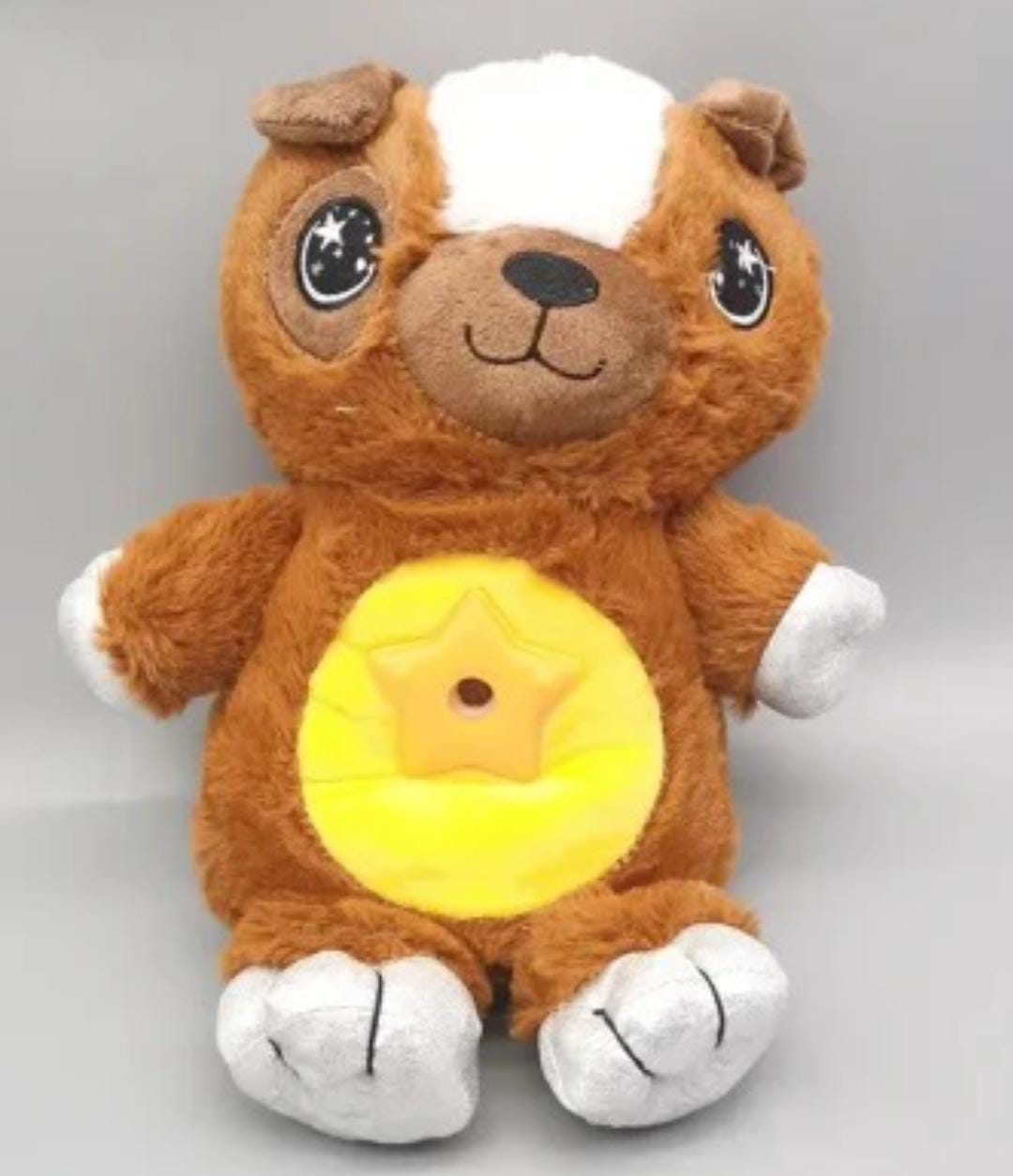 PELUCHE CON PROYECTOR Y MUSICA - COLOR: MARRON