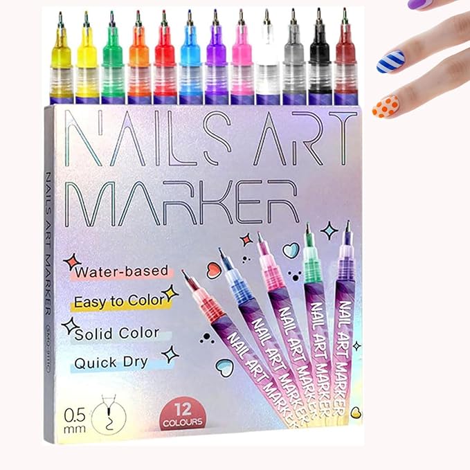 NAILS ART MARKER ESMALTES PARA UÑAS - COLOR: FLUOR