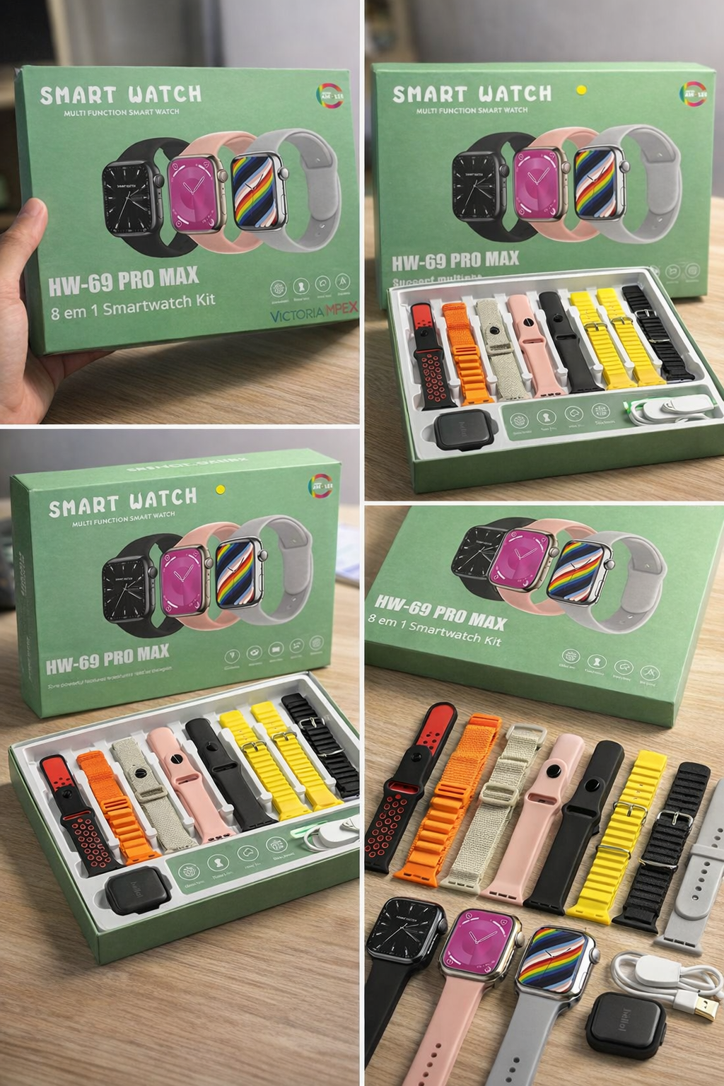 Smartwatch HW-69 Pro Max kit