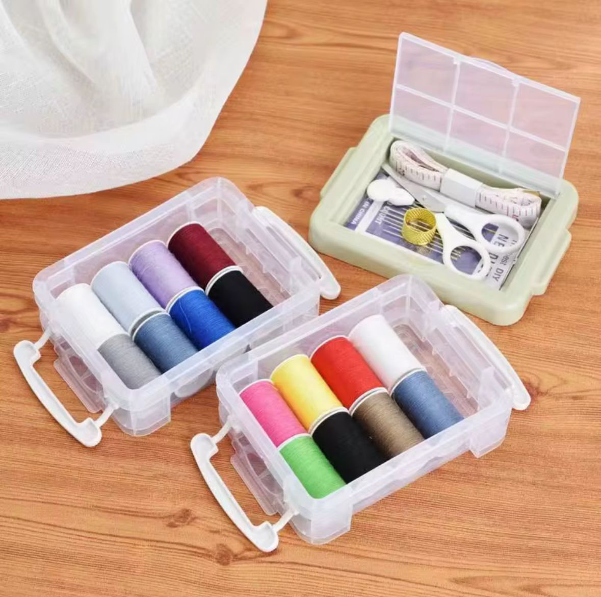 Miniatura 2 de SUMINISTRO DE COSTURA KITS MINI - COLOR: ROSA