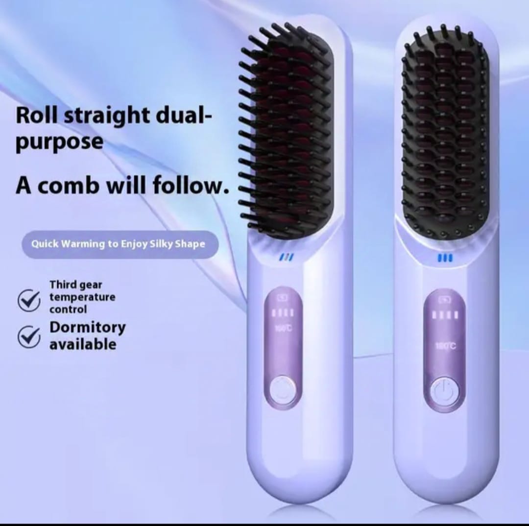 MINI CEPILLO ALISADOR DE PELO CALIENTE