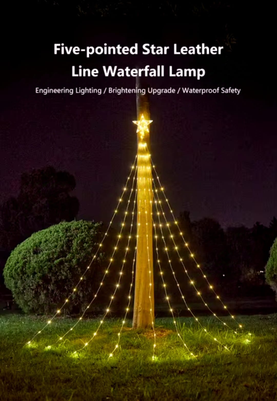 PISCA CORTINA PUNTA DE ESTRELLA 2M.