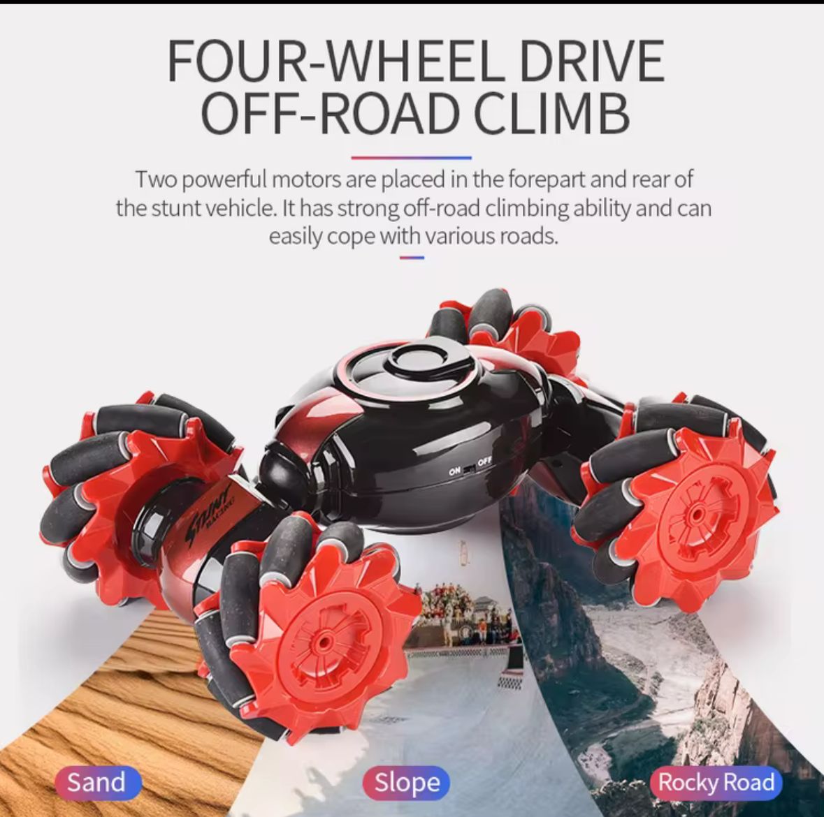 COCHE TODO TERRENO 360° DE ROTACION