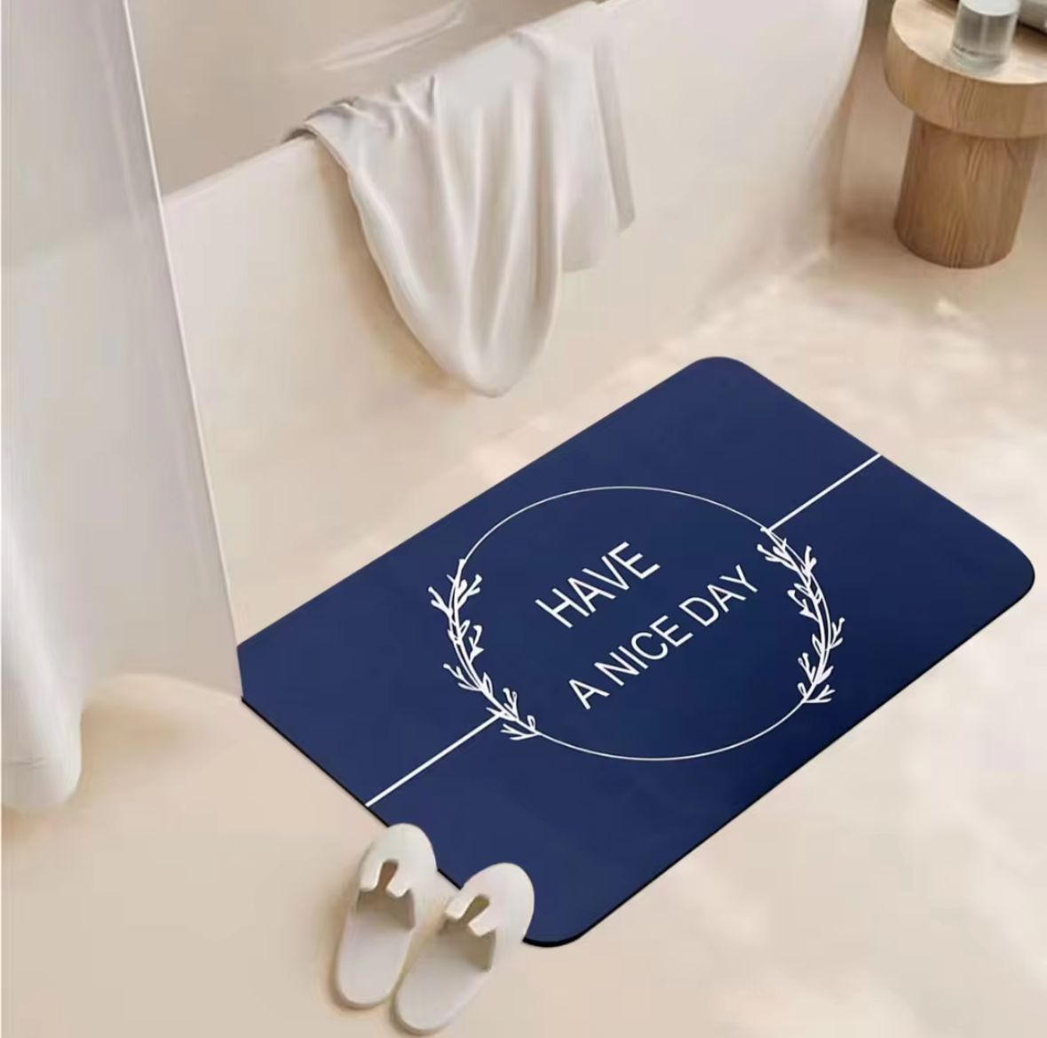 ALFOMBRA ANTIDESLIZANTE 48X78 RECTANG. - COLOR: ACUADROS MULTICOLOR