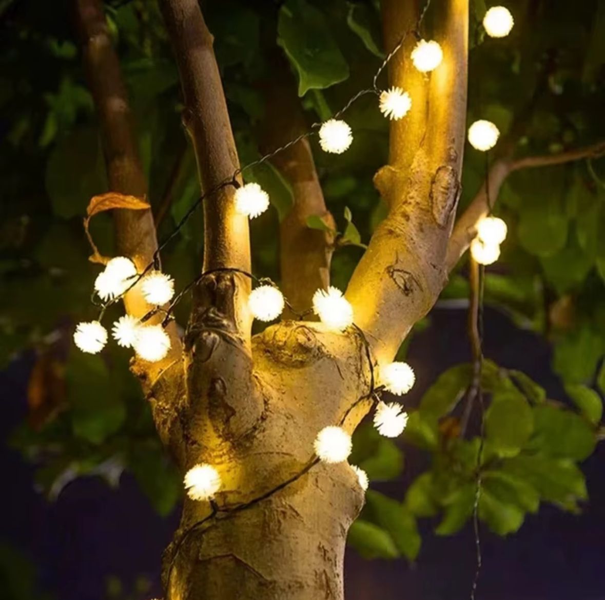 Guirnaldas de Luces Diente de leon solar - color: calido