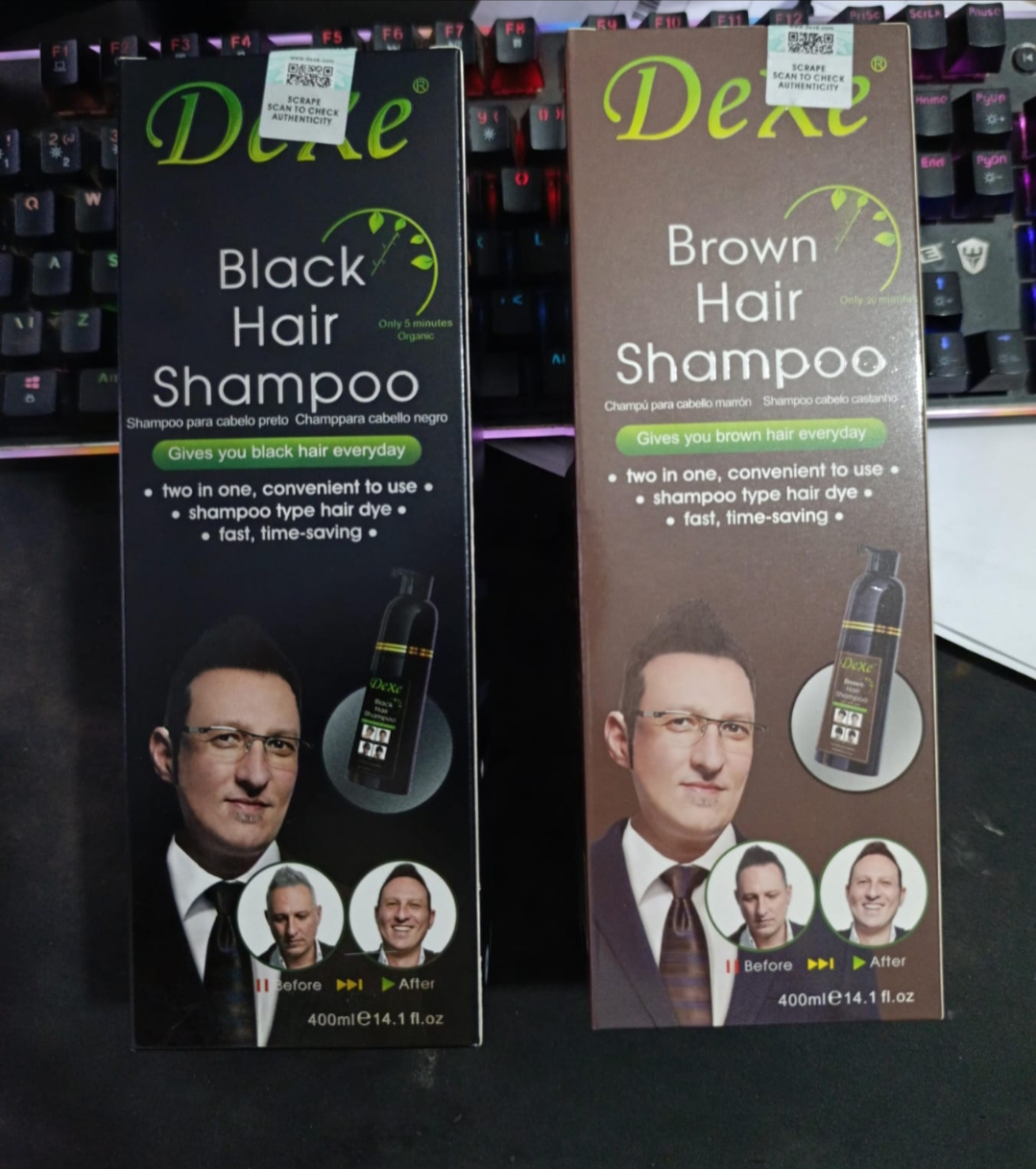 Miniatura 3 de Dexe Black Hair Shampoo - COLOR: MARRON