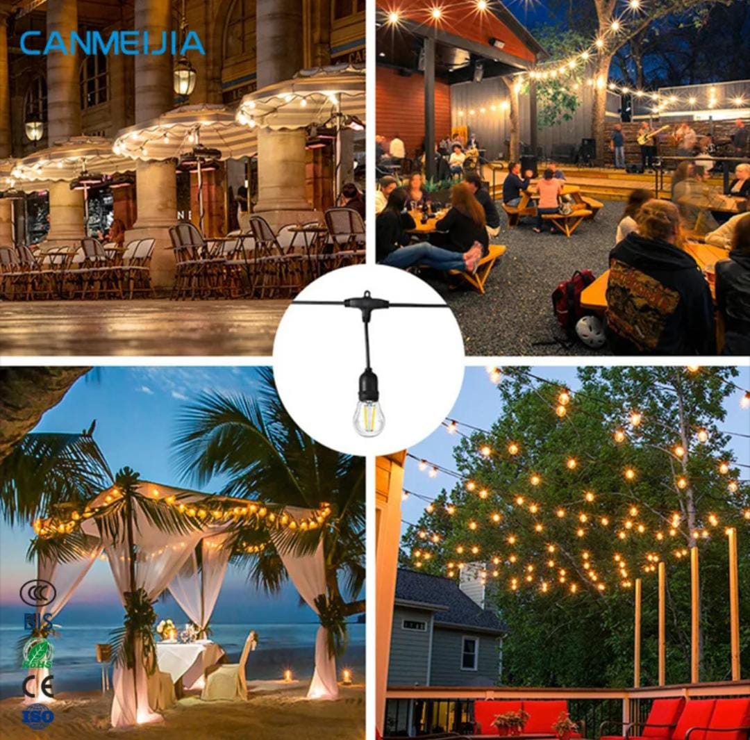 GUIRNALDAS DECORATIVAS DE 10 M. CALIDO