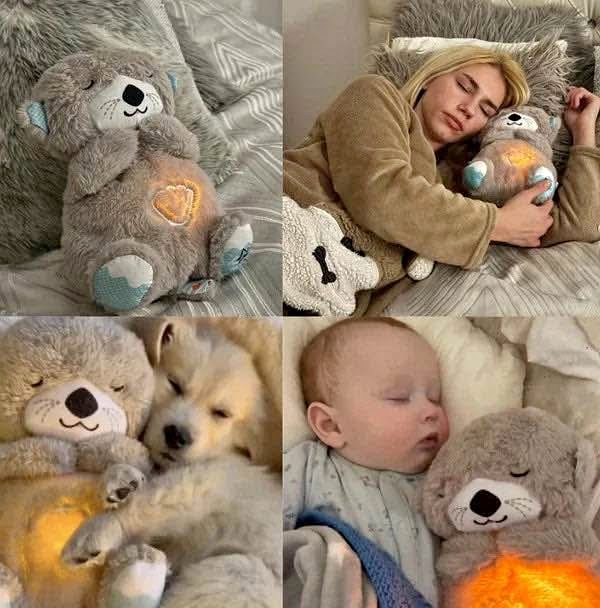 PELUCHE DE APEGO QUE RESPIRA - COLOR: CELESTE