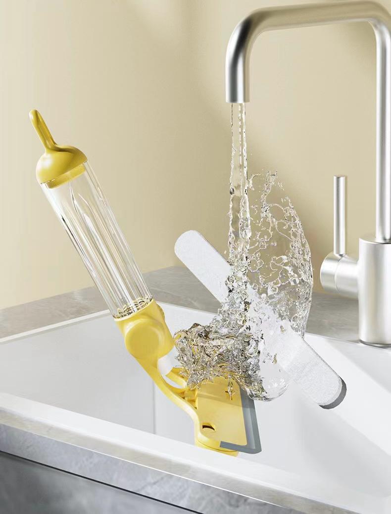 LIMPIADOR DE VIDRIOS C/PULVERIZADOR - color: CELESTE