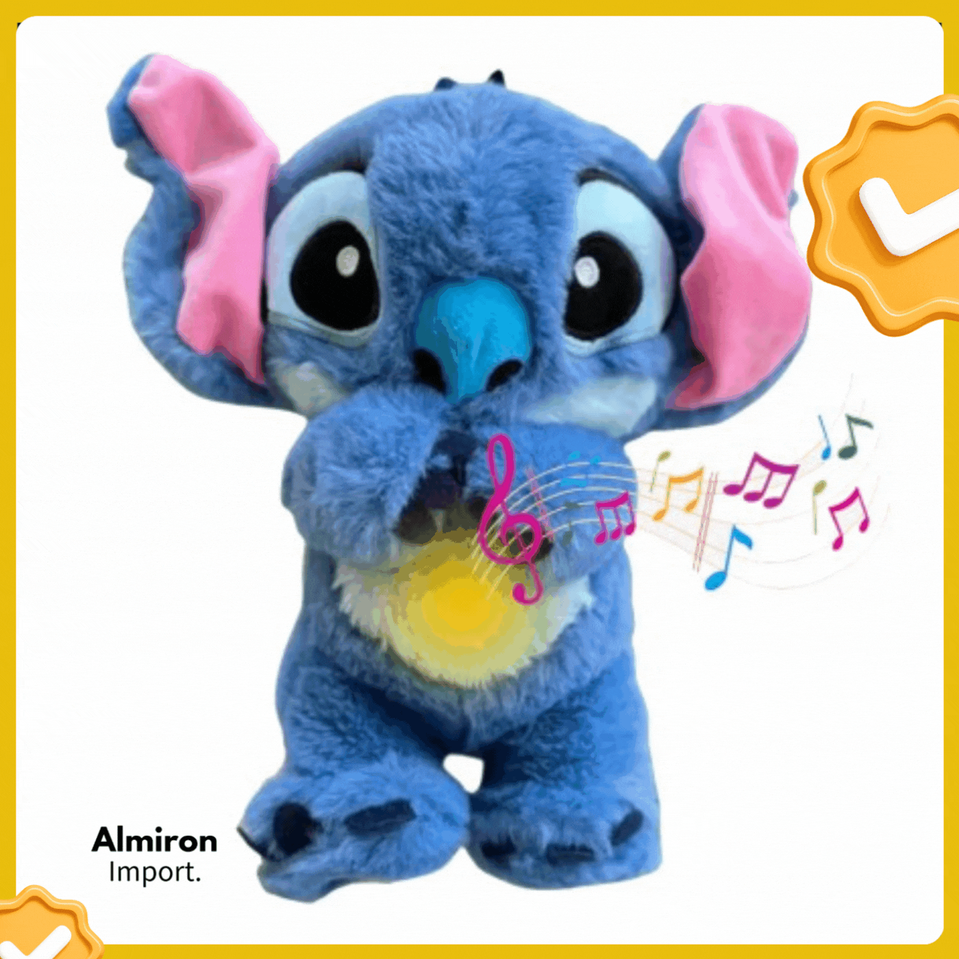 PELUCHE STITCH QUE RESPIRA