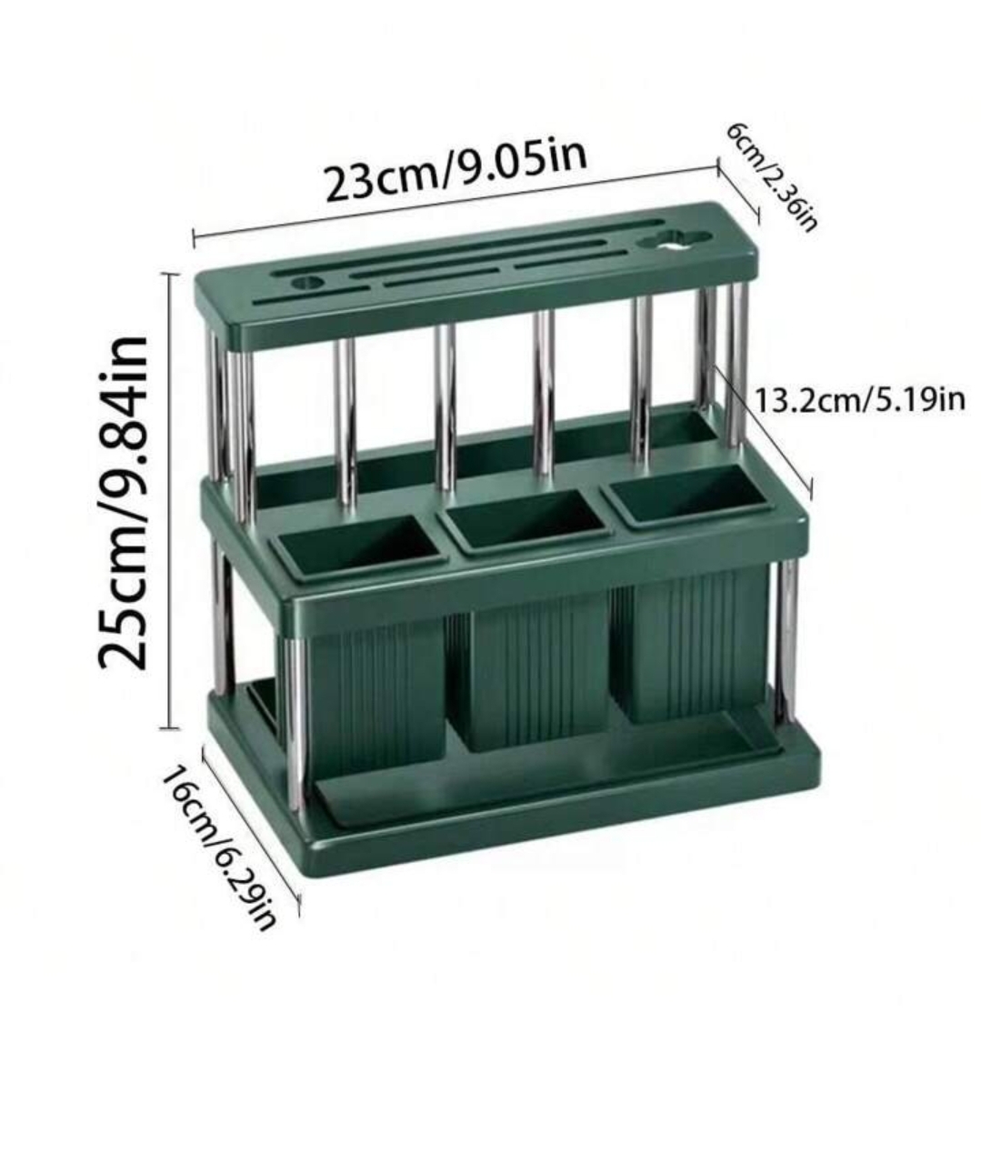 Miniatura 2 de Organizador de cuchillos y tenedores - COLOR: VERDE