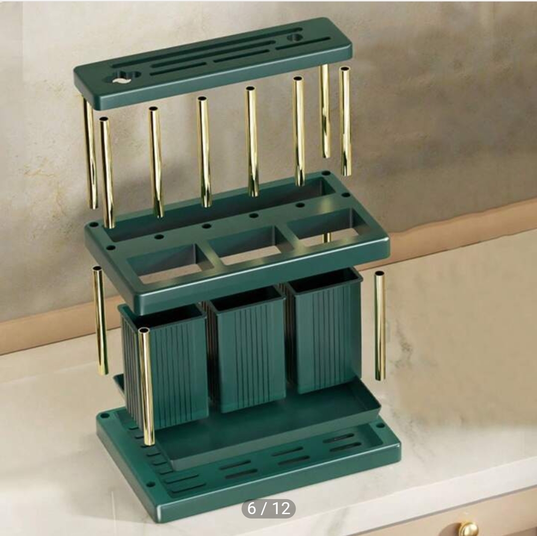 Miniatura 4 de Organizador de cuchillos y tenedores - COLOR: VERDE