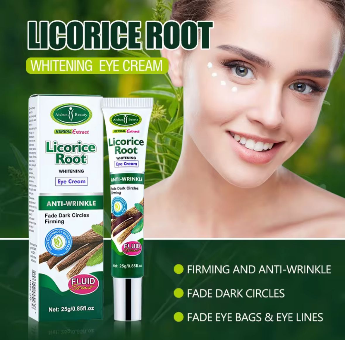 CREMA PARA CONTORNO DE OJOS LICORICE