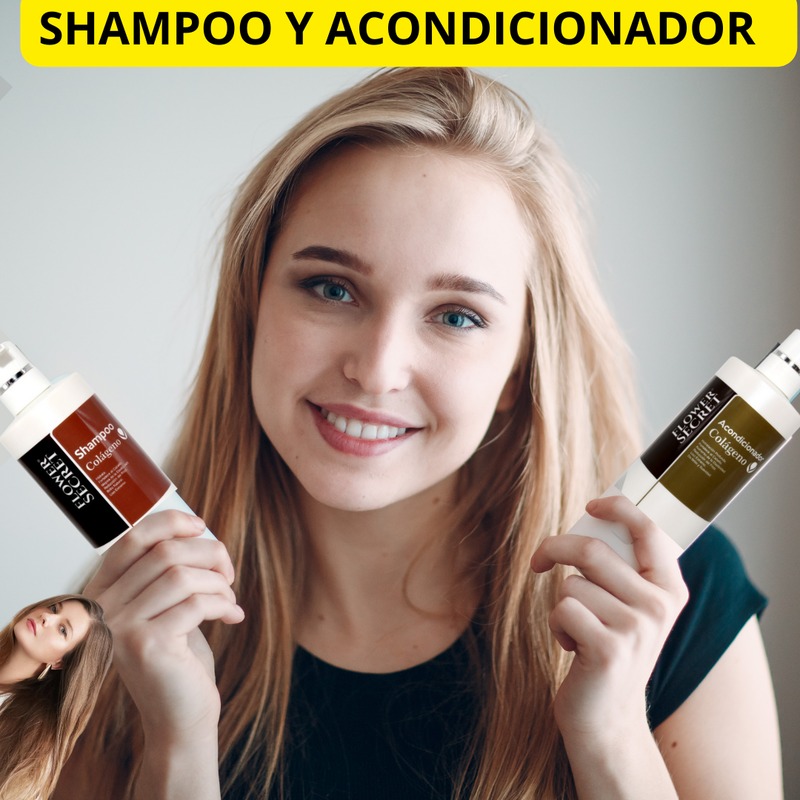Shampoo & Acondicionador con Colágeno